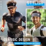 3PCS Sports Sweat Bands for Men & Women – Adjustable Headbands - Image 2